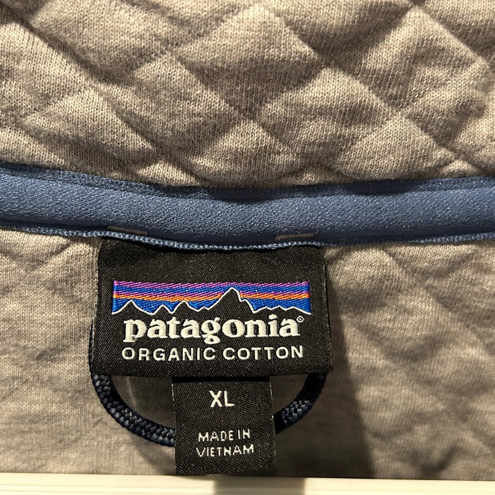 EUC Patagonia Quilt Organic Cotton Snap T Pullover - Picture 3 of 5